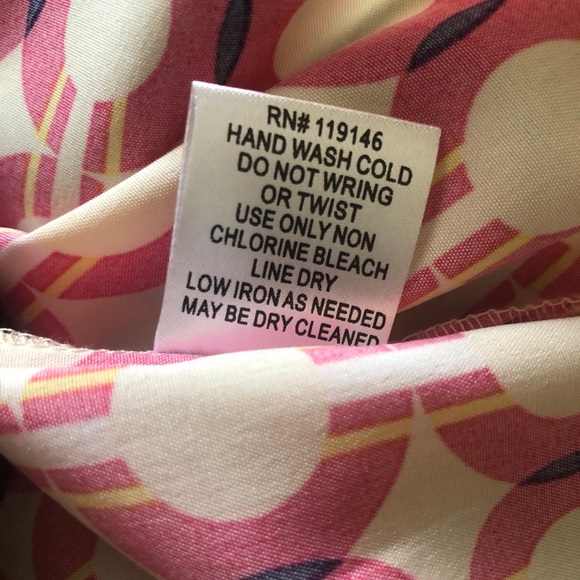 JODIFL Boho Shirt Dress Hot Pink Retro Pattern Cocktail Chic A Line Oversize - Picture 12 of 15